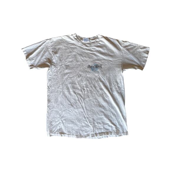 VTG 90 Peter Max Traveling Hard Rock Cafe NY USA Made Single Stitched XL White - Picture 2 of 9